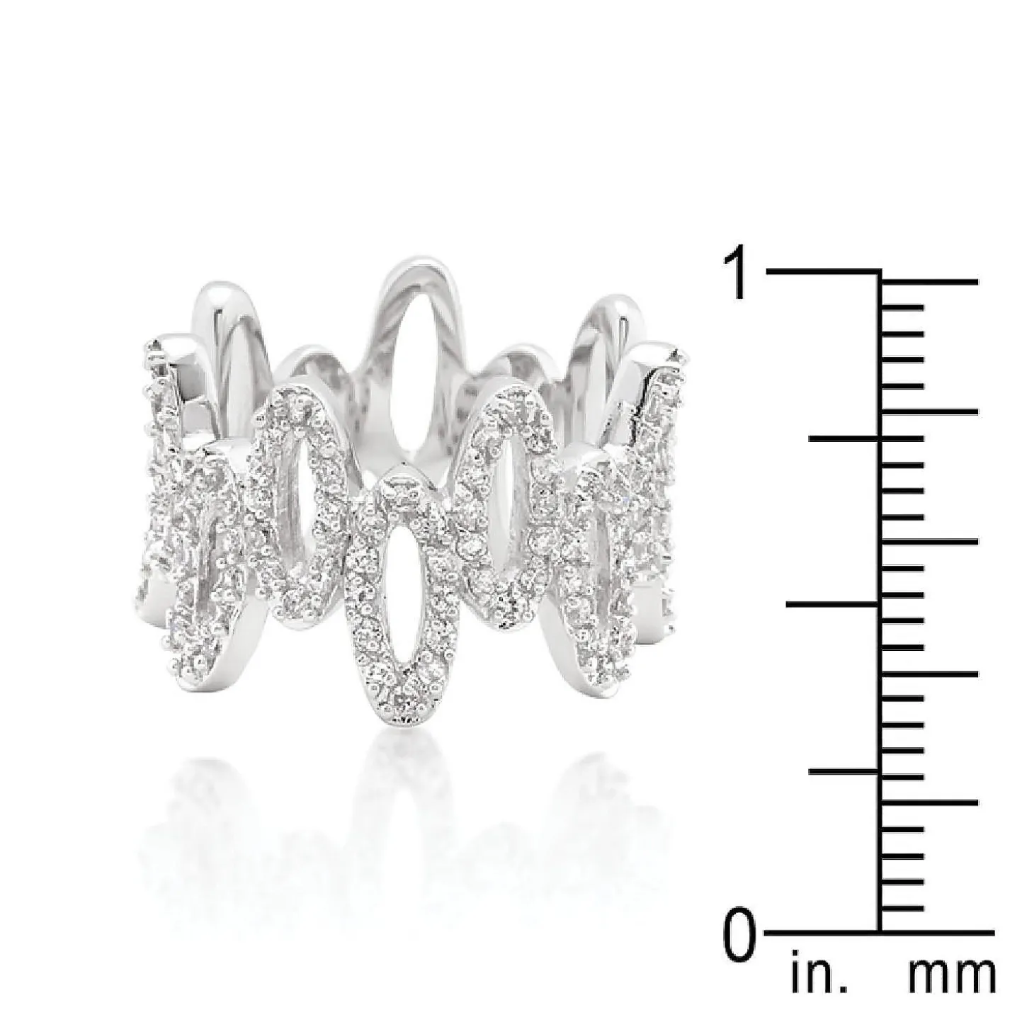 J Goodin Cubic Zirconia Oval Fashion Ring Size 5