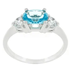 J Goodin Oval Serenade Triplet Ring Size 9