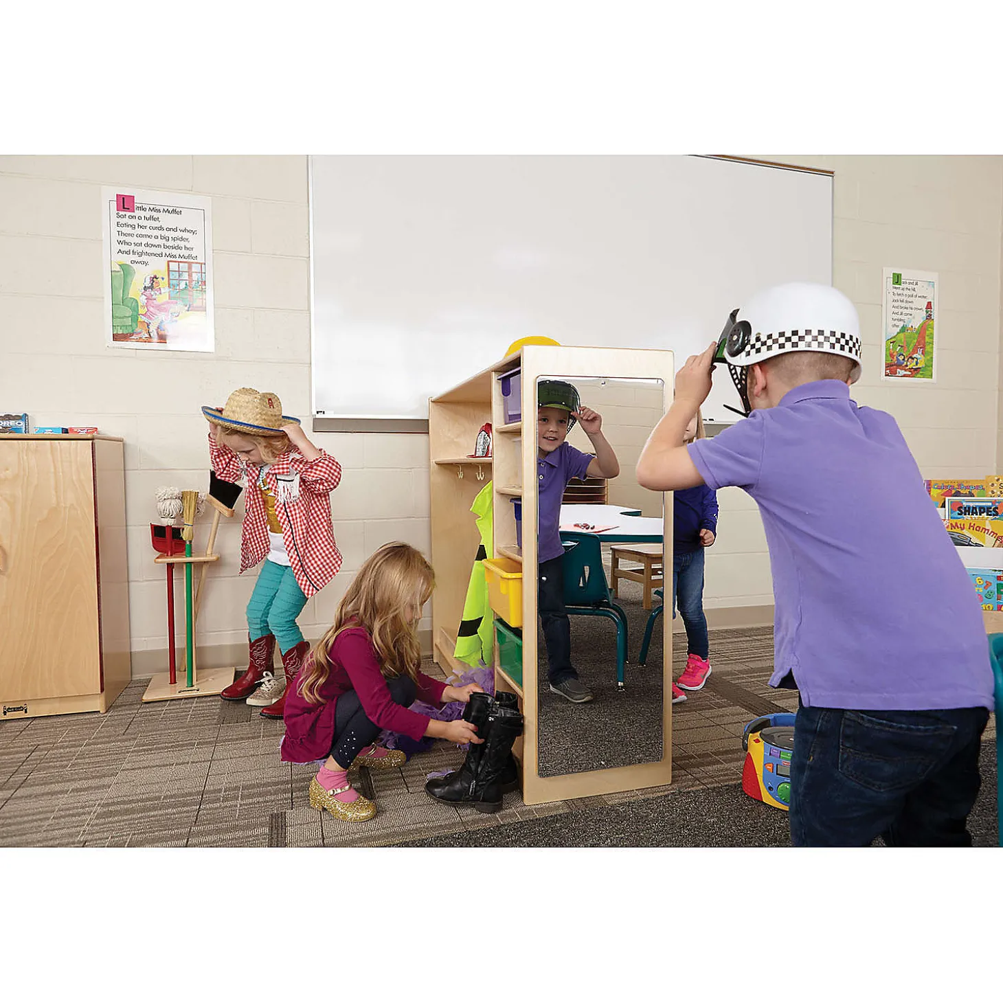 Jonti-Craft Housecleaning Set-N-Rack