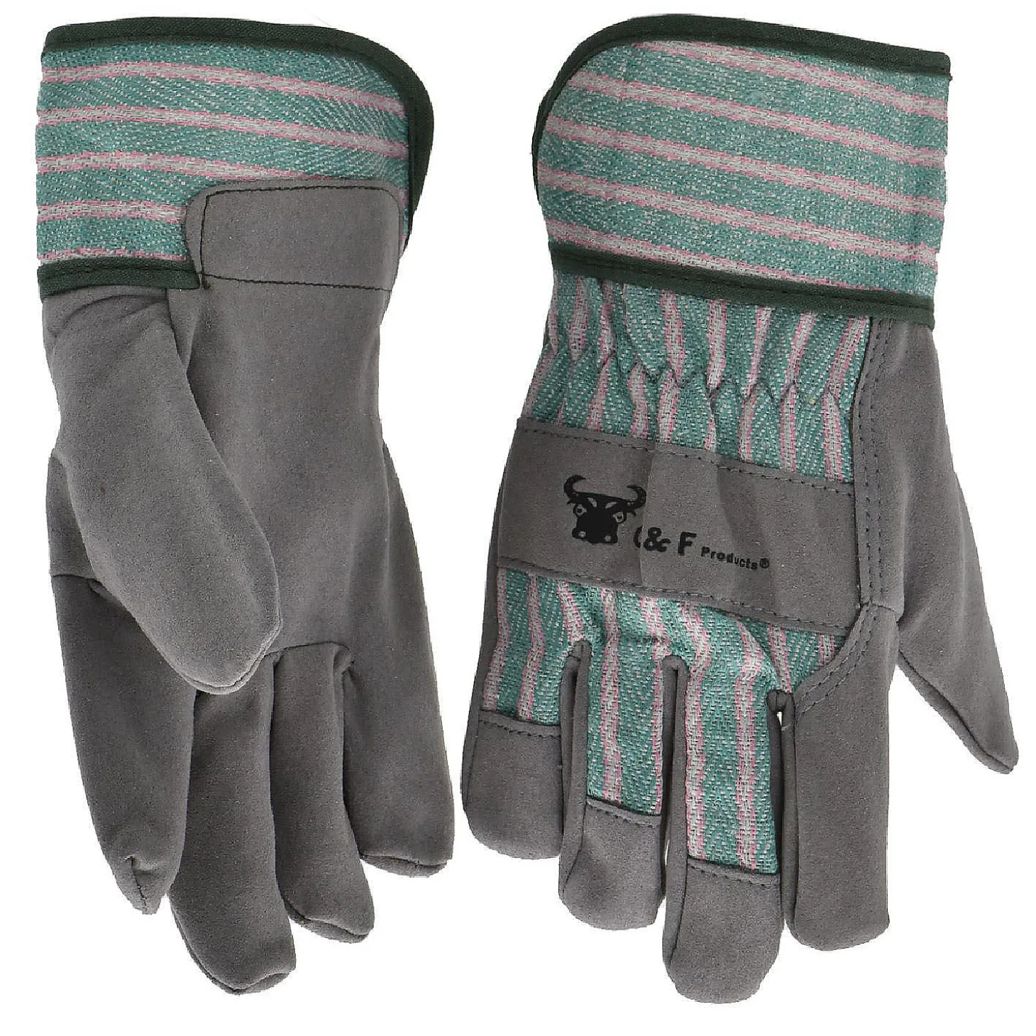 Justforkids Synthetic Leather Kids Garden And Work Gloves, Medium