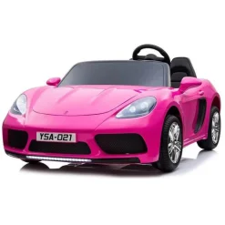 Kingtoys Porsche Panamera Pink 24V Xxl Ride On Car For Kids And Adults