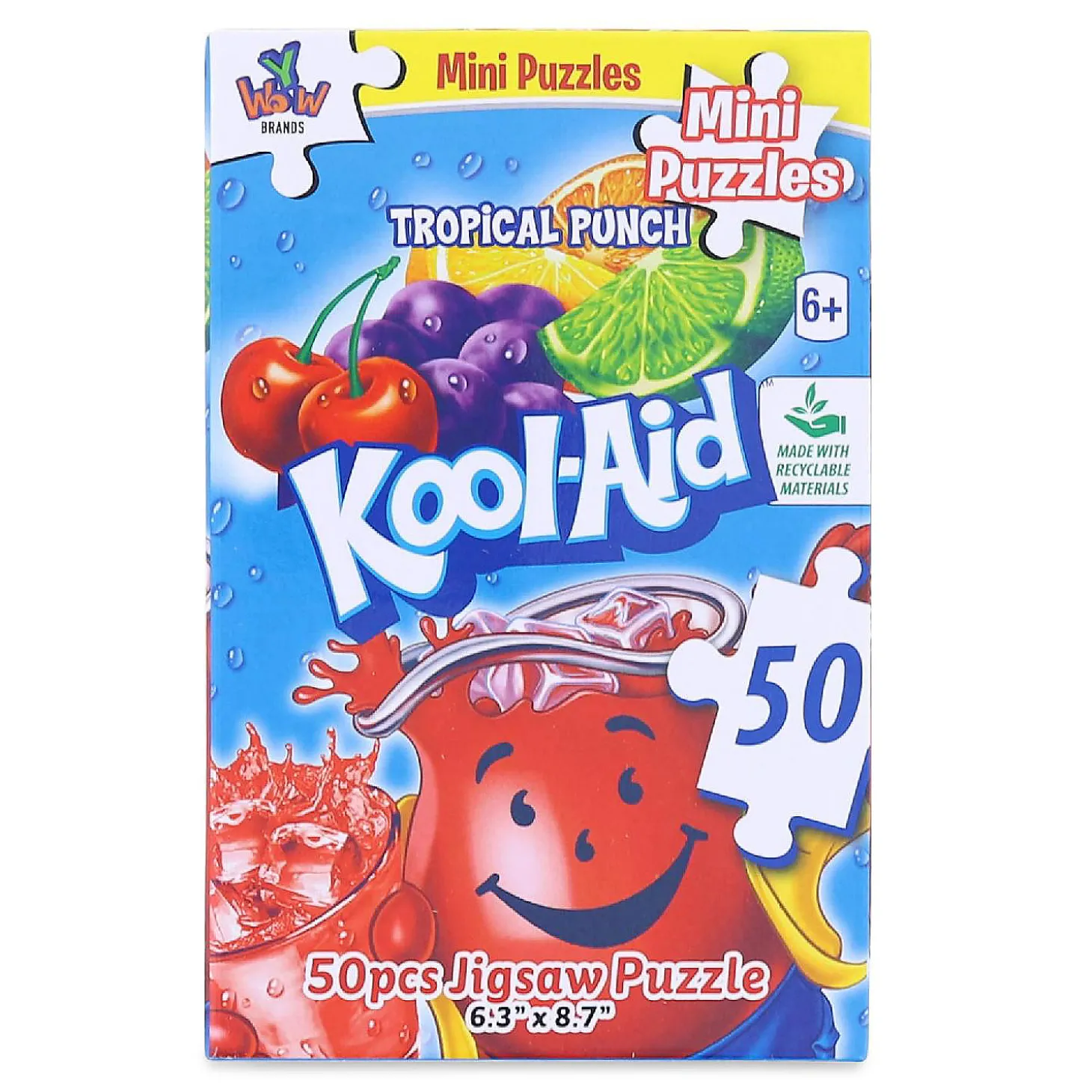 Kool-Aid 50 Piece Mini Jigsaw Puzzle Tropical Punch