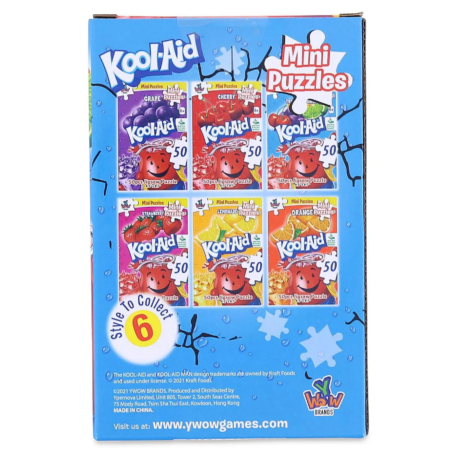 Kool-Aid 50 Piece Mini Jigsaw Puzzle Tropical Punch