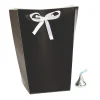 Large Black Favor Boxes With Ribbon - 24 Pc.