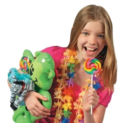 Large Cherry Flavored Swirl Lollipops - 12 Pc.