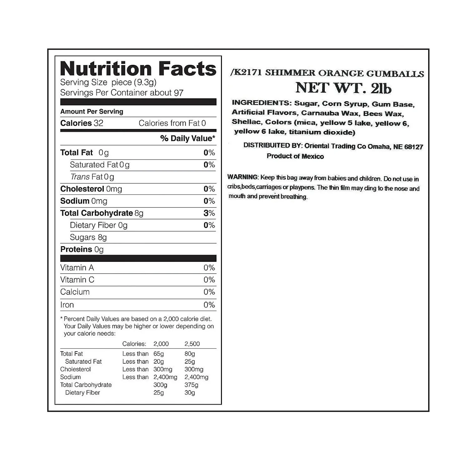 Large Gumballs - 97 Pc.