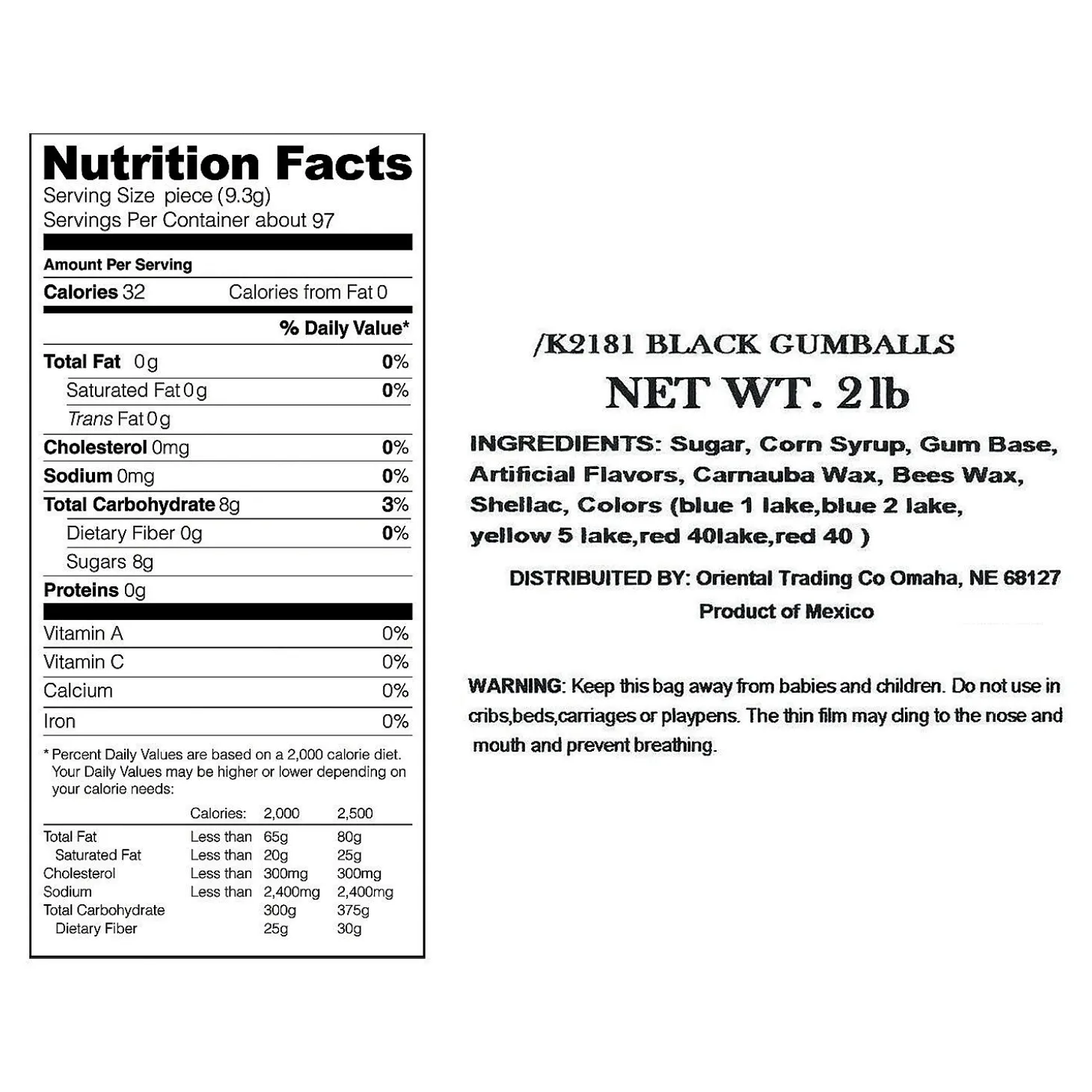 Large Gumballs - 97 Pc.