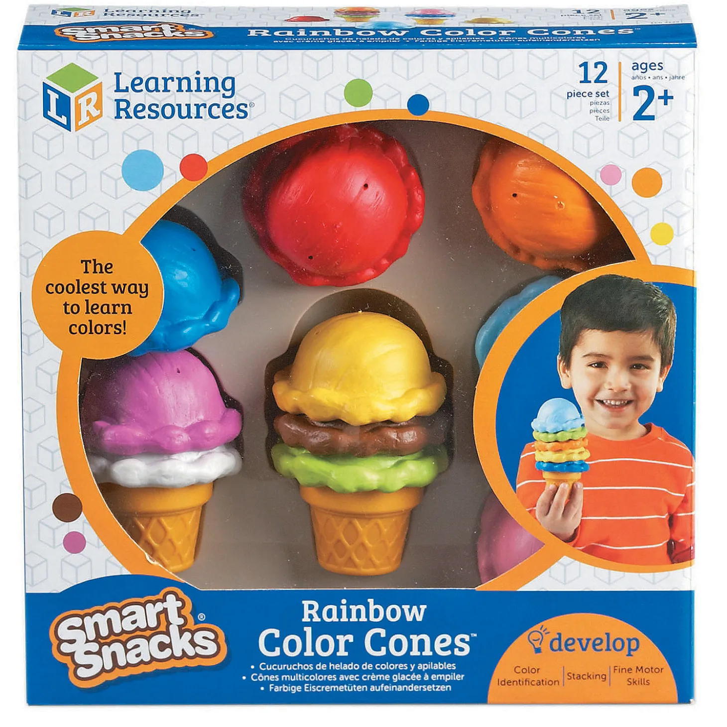 Learning Resources Smart Snacks Rainbow Color Cones