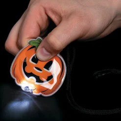 Light-Up Jack-O'-Lantern Necklaces - 12 Pc.