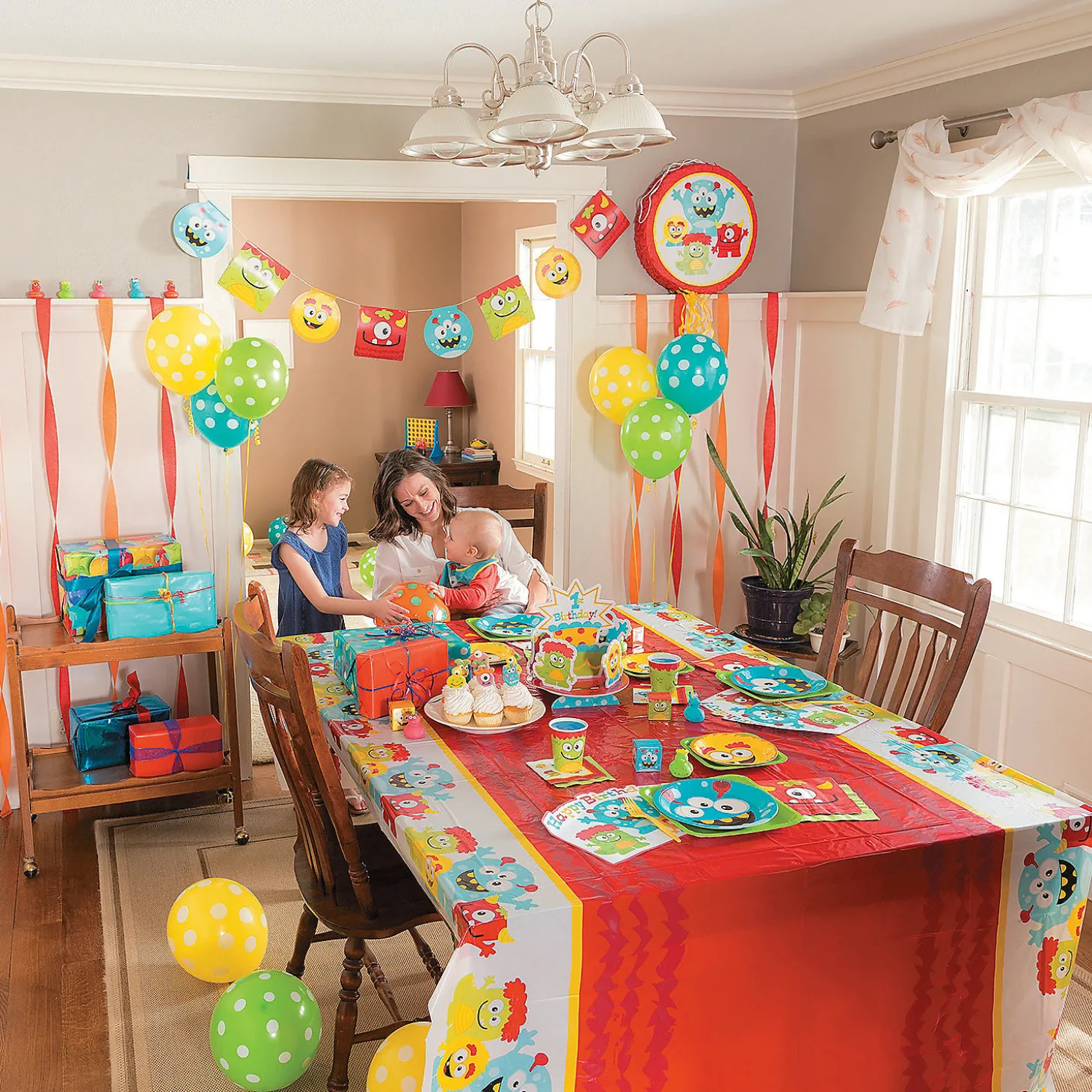 Lil' Monster Tableware Kit For 8 Guests