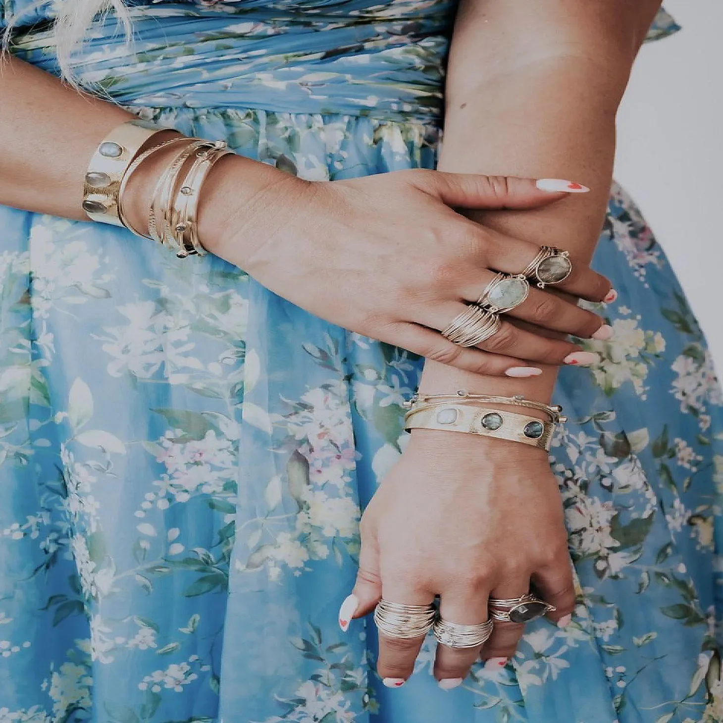 Marcia Ring Grey Swarovski