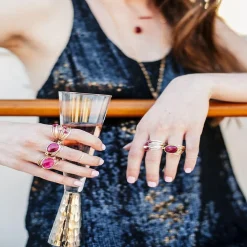 Marcia Ring Ruby Swarovski