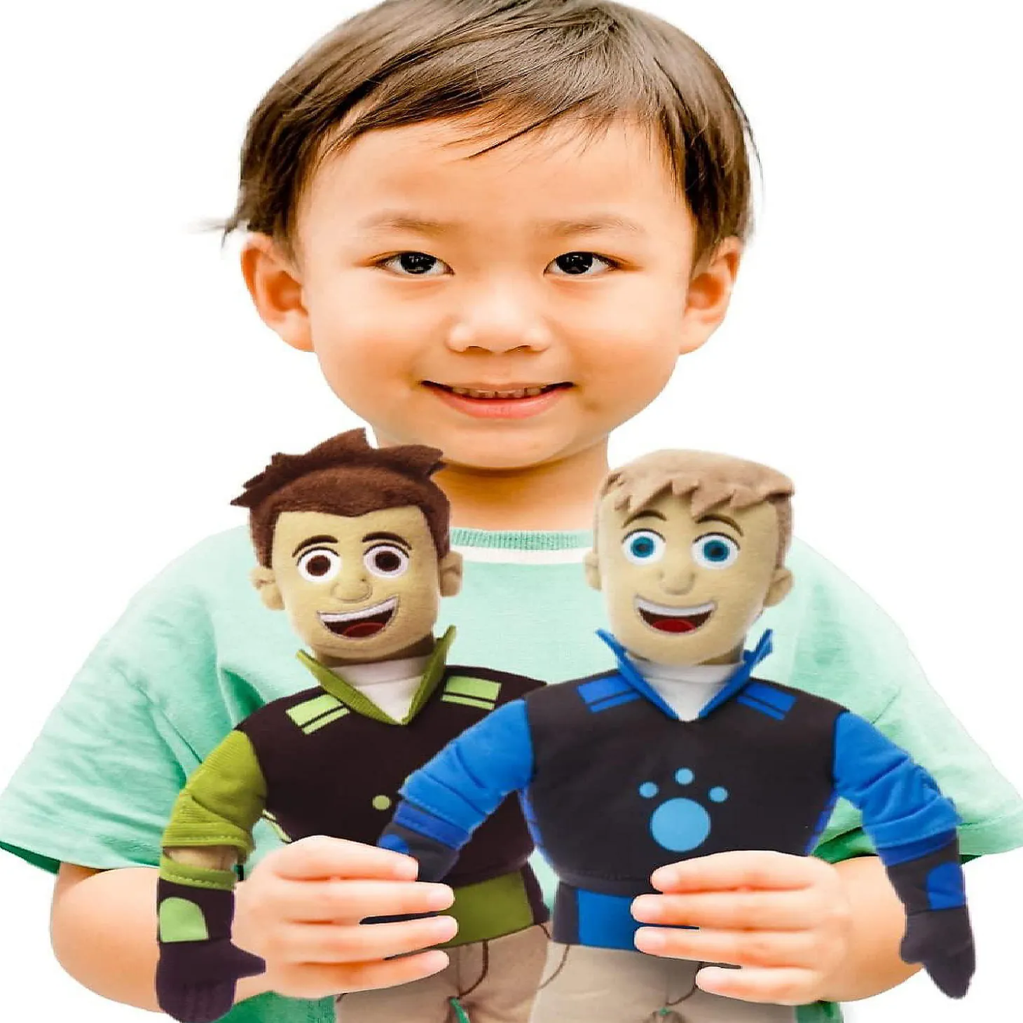 Martin Kratt Wild Kratts Plush Toy Doll 14" Blue Creature Power Suit Mighty Mojo