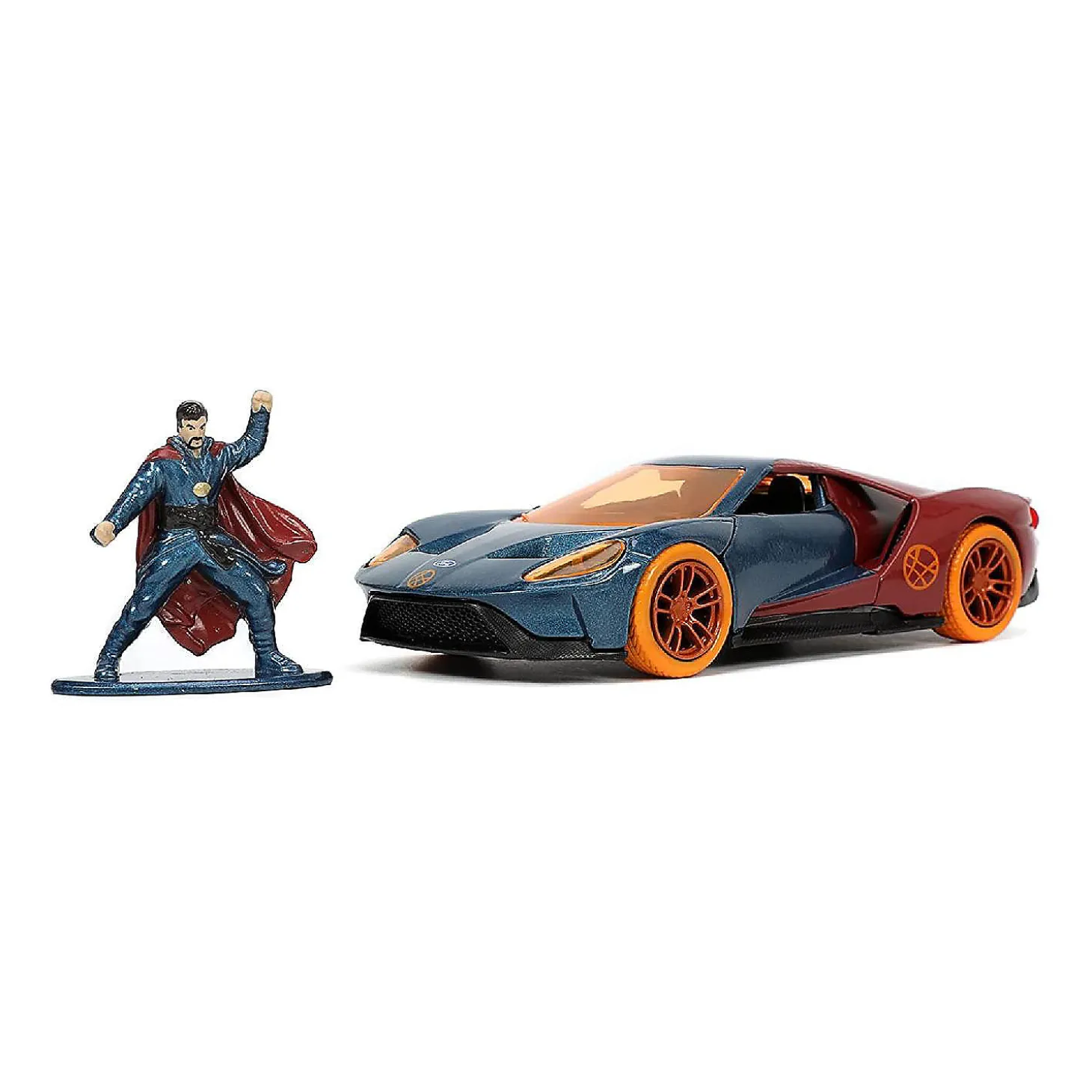 Marvel 1:32 Doctor Strange 2017 Ford Gt Diecast Car And Figure