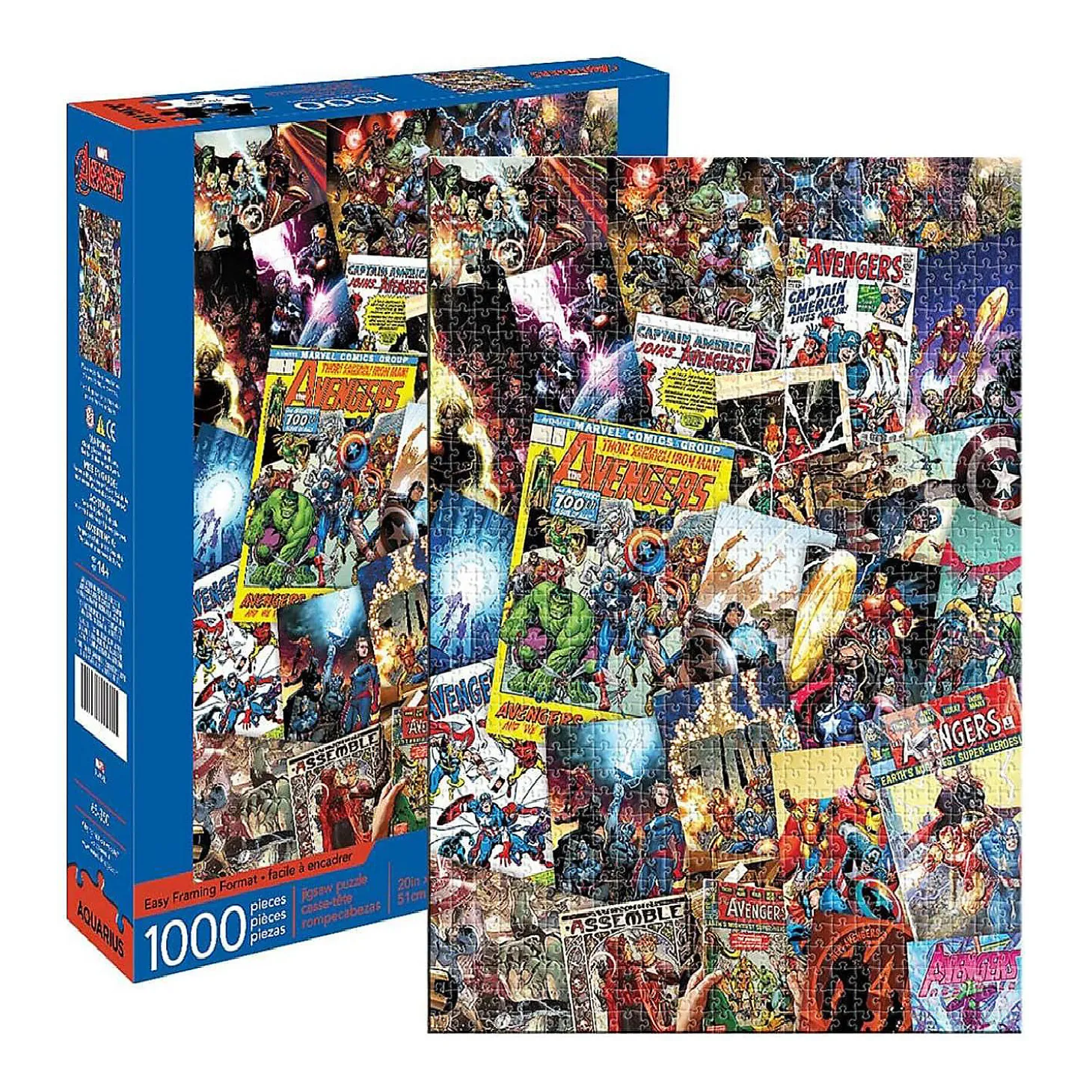 Marvel Avengers Comic Collage 1000 Piece Jigsaw Puzzle