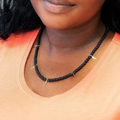 Marvel Black Panther Wakanda Forever Claw & Bead Necklace