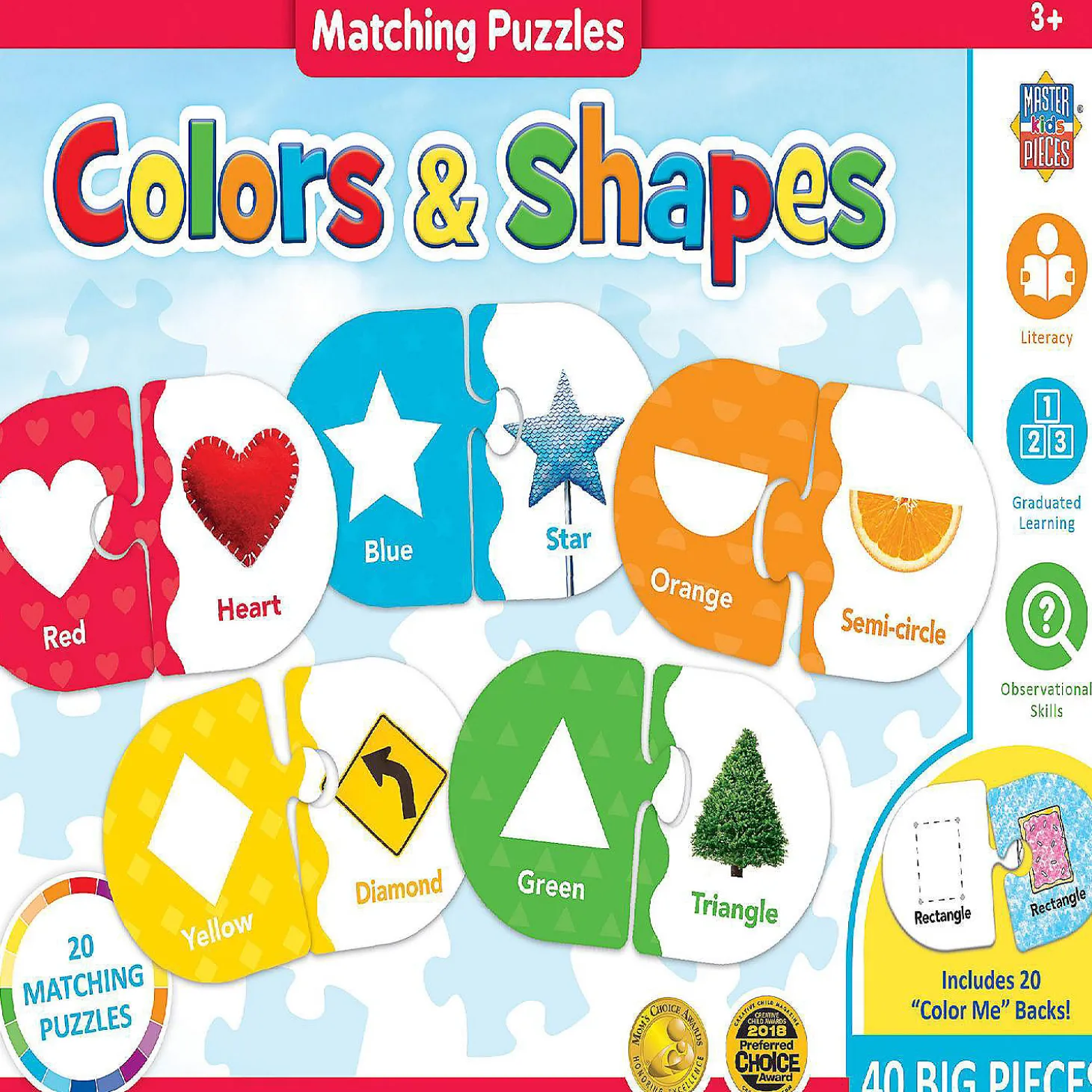 Masterpieces Colors/Shape Matching Puzzle