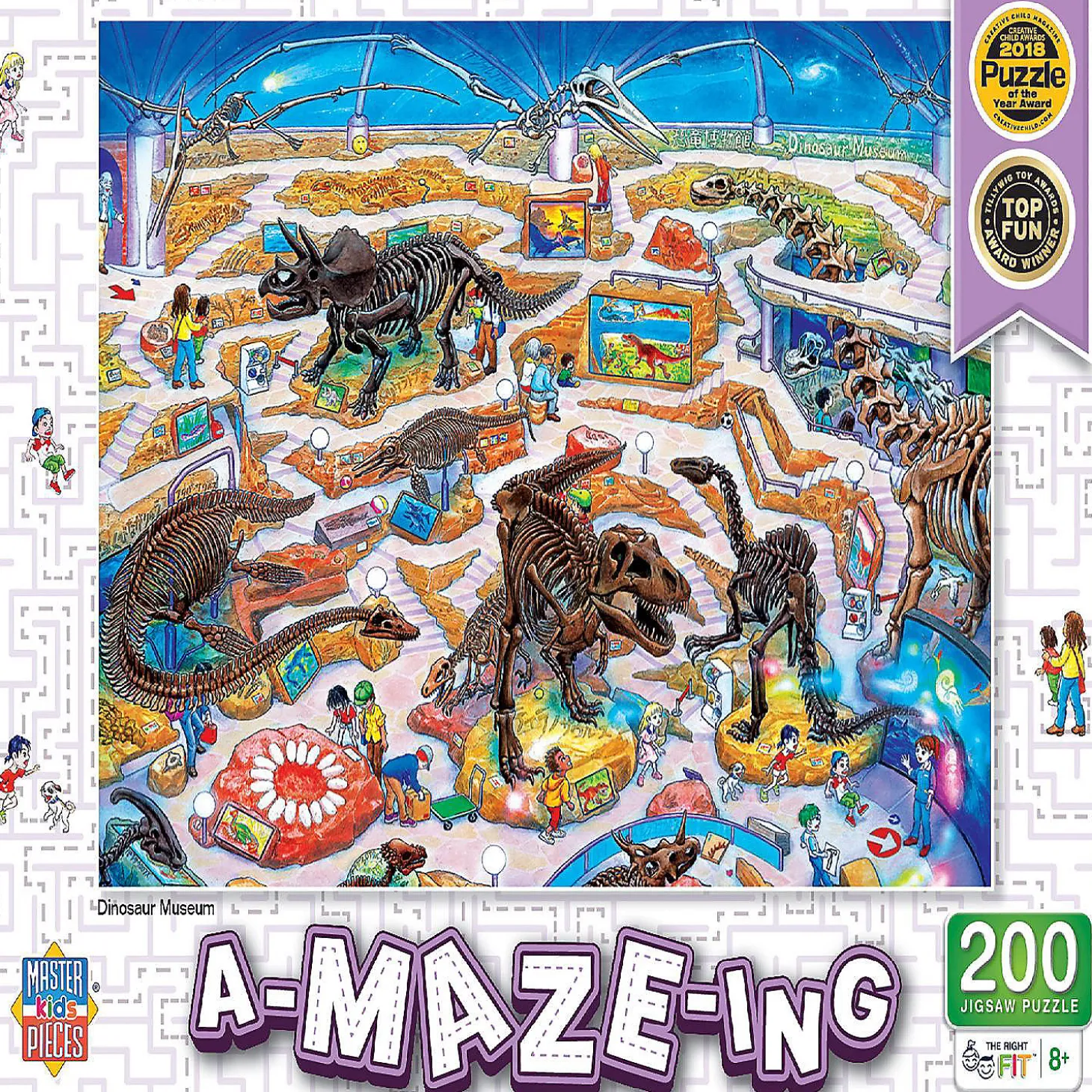 Masterpieces Dinosaur Museum 200 Piece