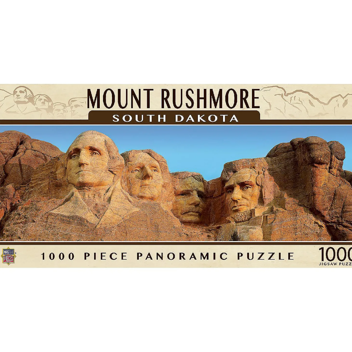Masterpieces Mount Rushmore Panoramic 1000 Piece