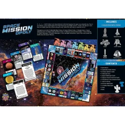 Masterpieces Opoly Board Games - Space Mission Opoly - For Adults, Kids, & Family