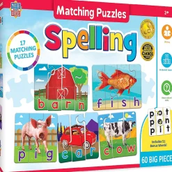 Masterpieces Spelling Matching Puzzle