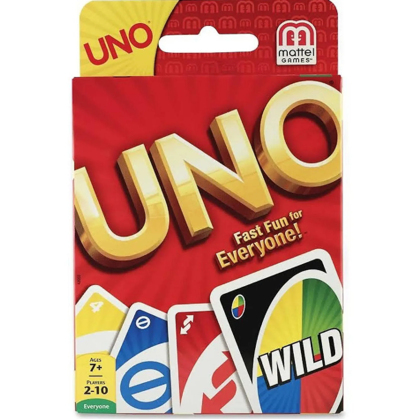 Mattel Uno Classic Card Game New