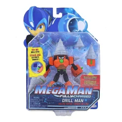 Mega Man Fully Charged 7 Inch Action Figure Deluxe Drill Man