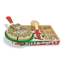 Melissa And Doug Pizza Party Wooden Set