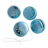 Metallic Snowflake Mini Yoyos - 12 Pc.