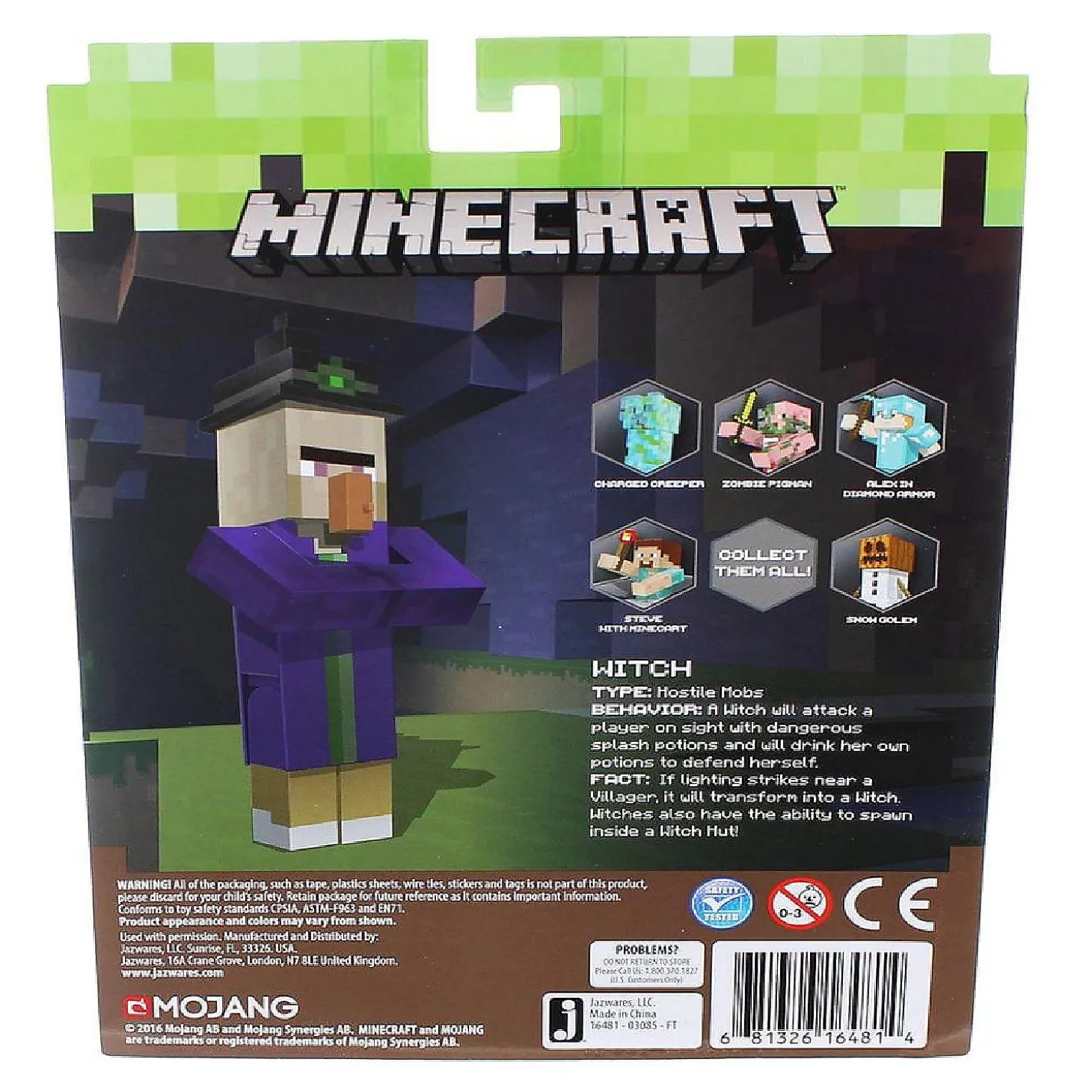 Minecraft 3" Action Figure: Witch
