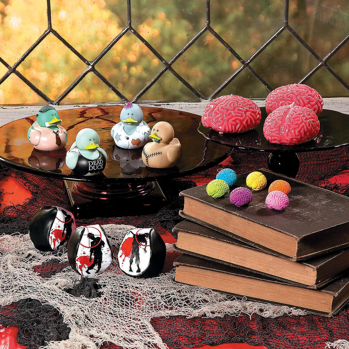 Mini Brain-Shaped Erasers - 24 Pc.