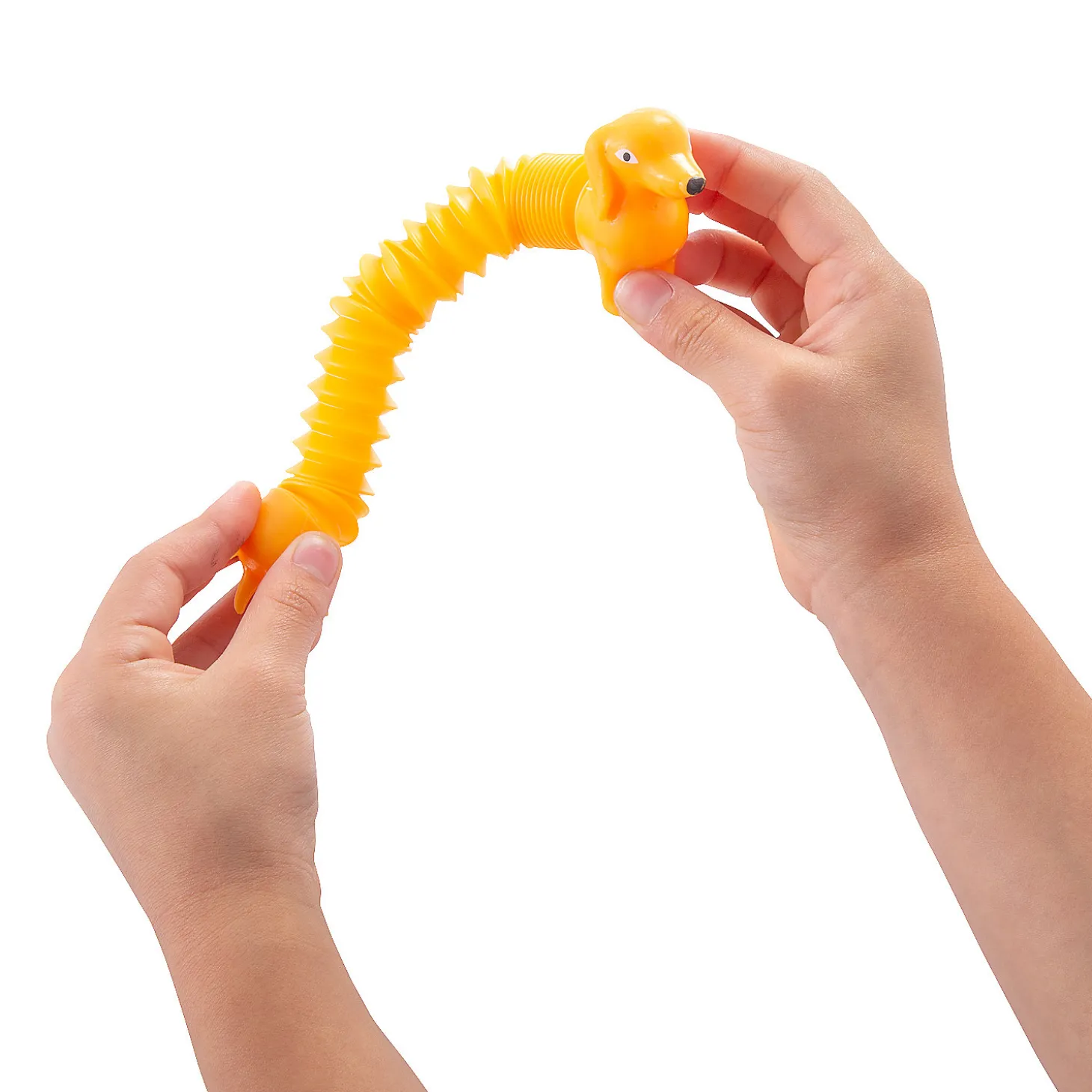 Mini Dog Expanding Tube Fidget Toys - 12 Pc.