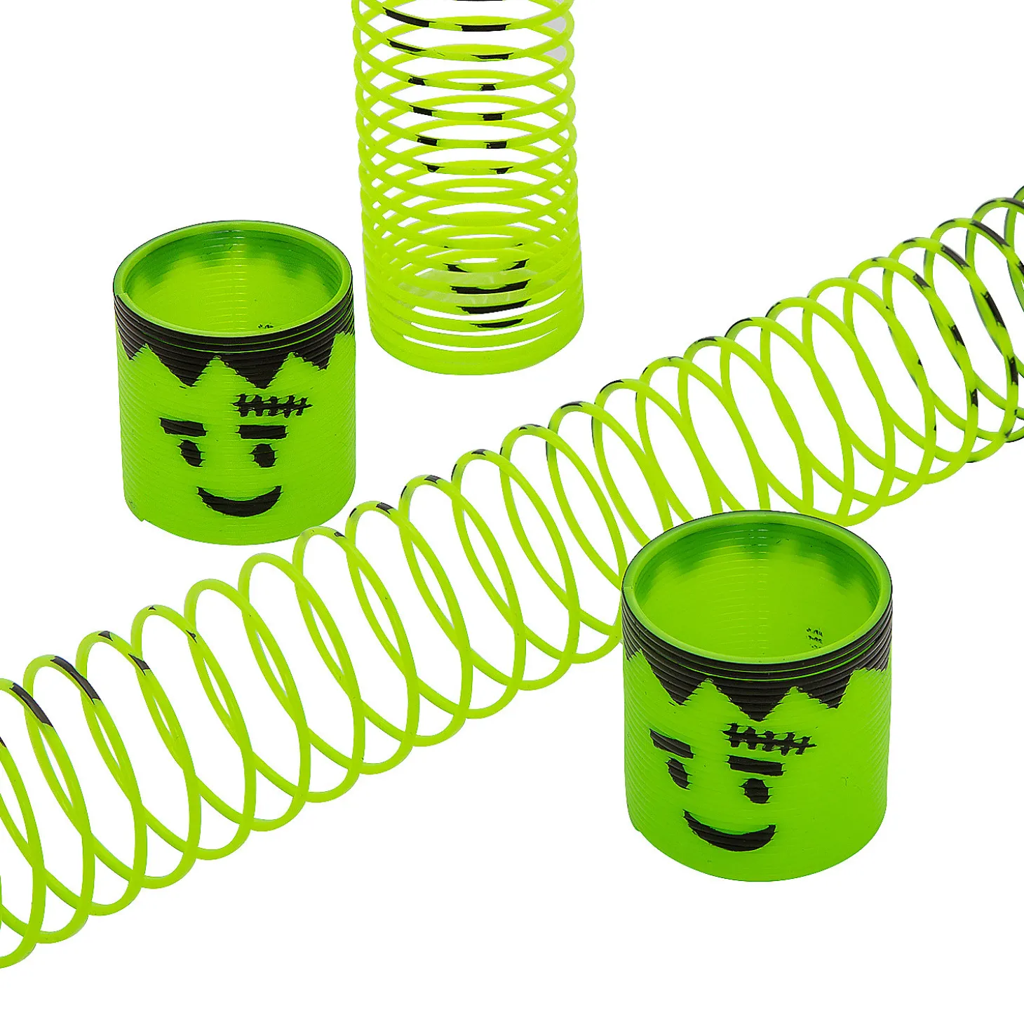 Mini Halloween Green Monster Magic Springs – 12 Pc.