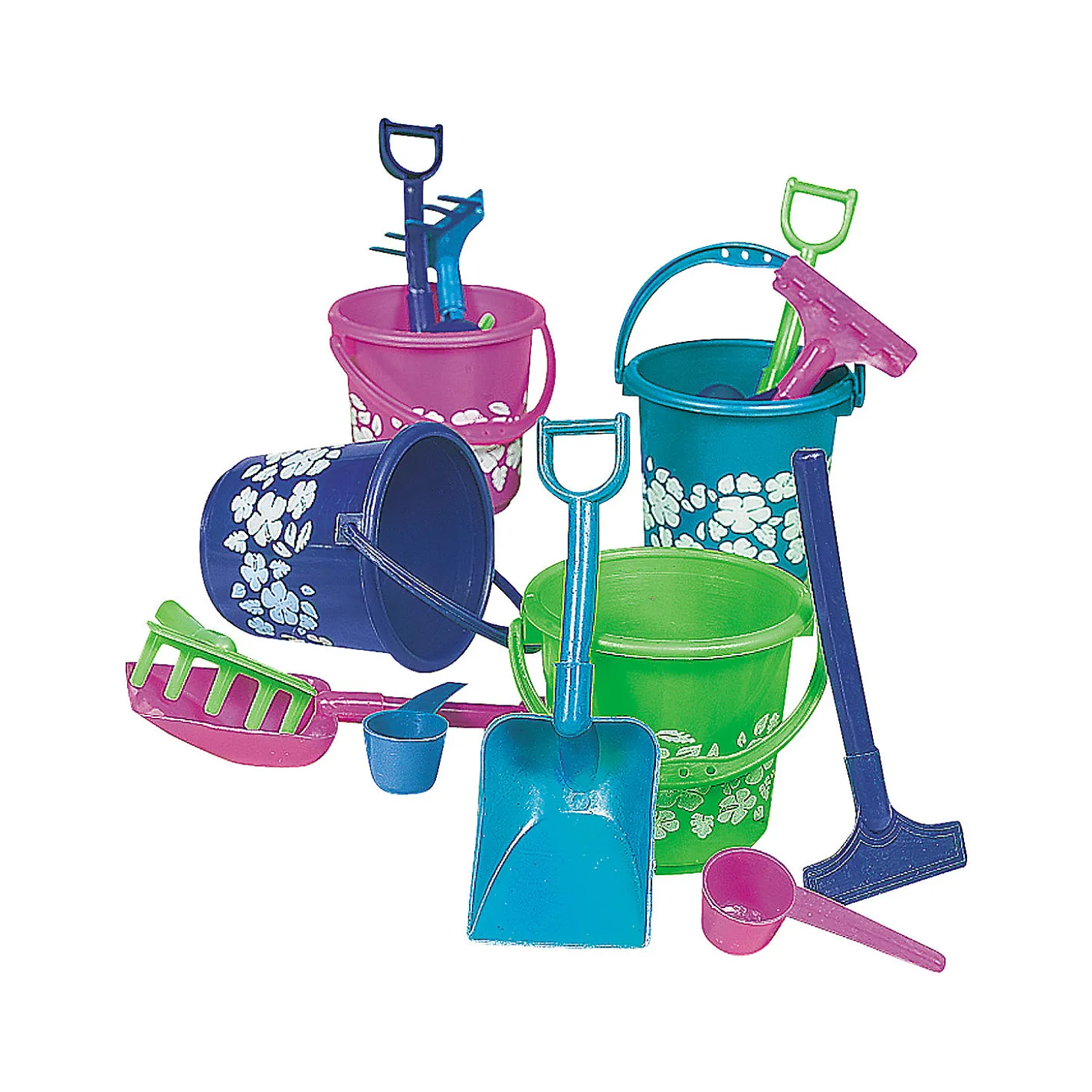 Mini Hibiscus Beach Playsets - 12 Pc.