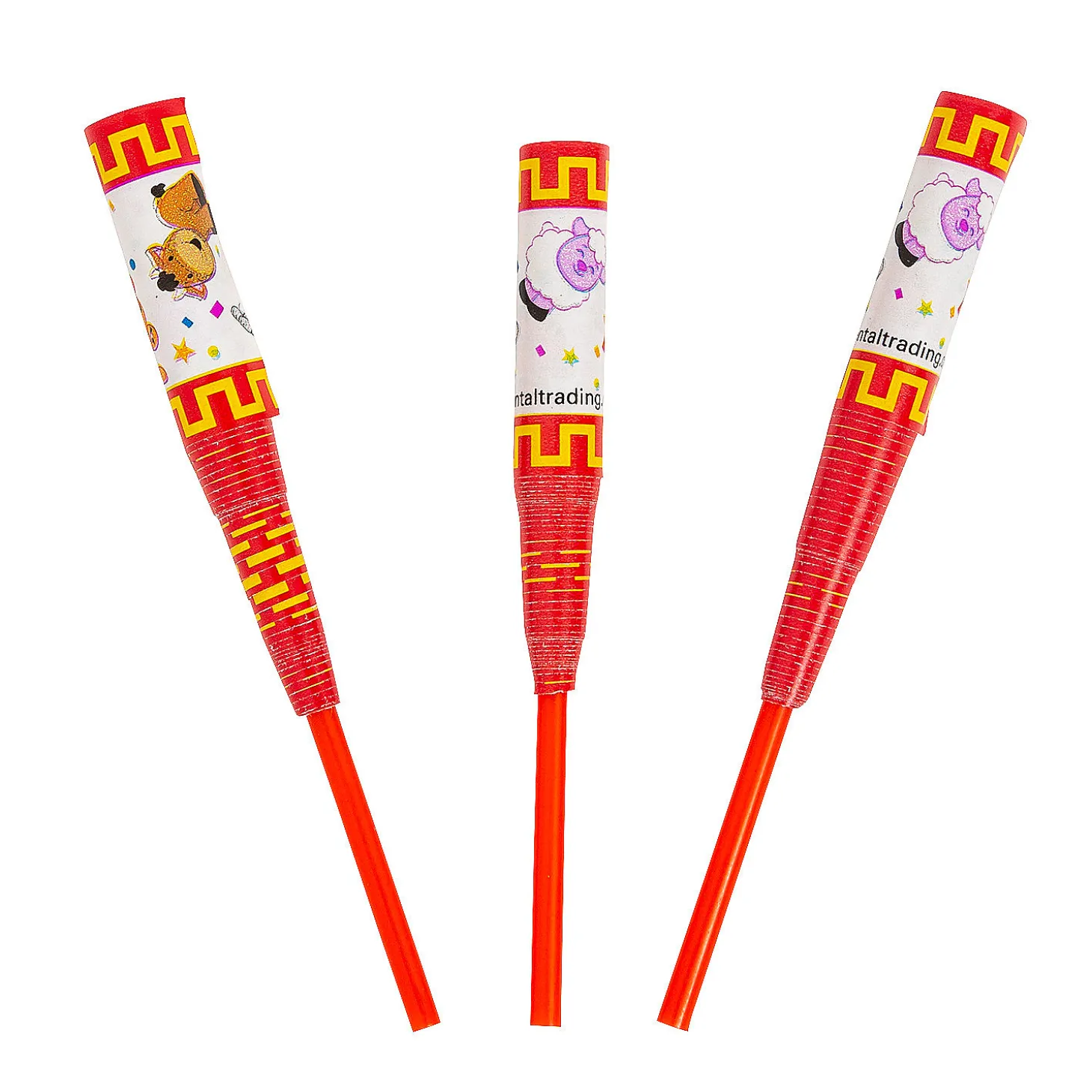 Mini Lunar New Year Zodiac Animal Chinese Yoyos - 24 Pc.