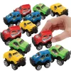 Mini Pull-Back Monster Trucks - 12 Pc.
