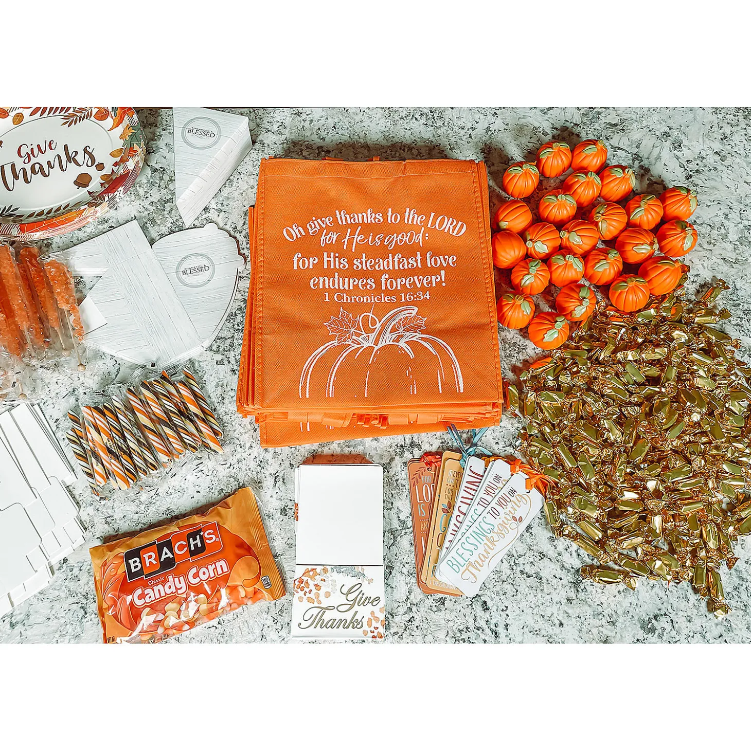 Mini Pumpkin Stress Toys - 24 Pc.