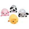 Mini Roly-Poly Cow, Pig, Chick, Lamb Farm Stuffed Animals - 12 Pc.