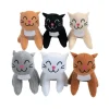 Mini Smiling Stuffed Cats - 12 Pc.