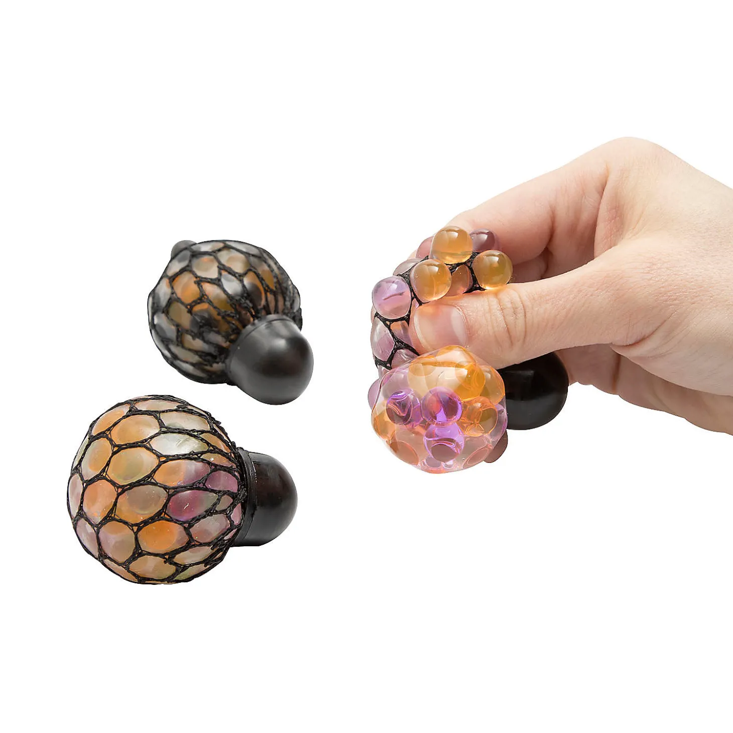 Mini Spiderweb Water Bead Stress Balls - 24 Pc.