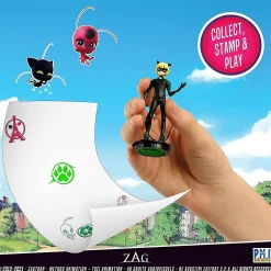 Miraculous Ladybug Stamps 5Pk Cat Nior Party Favors Stampers Figure Set Pmi International