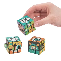 Monster Mini Puzzle Cubes - 12 Pc.
