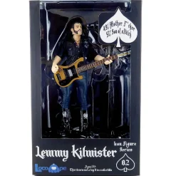Motorhead Lemmy Kilmister Deluxe Figure Guitar Black Pickguard