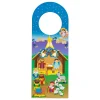 Nativity Doorknob Hanger Sticker Scenes - 12 Pc.