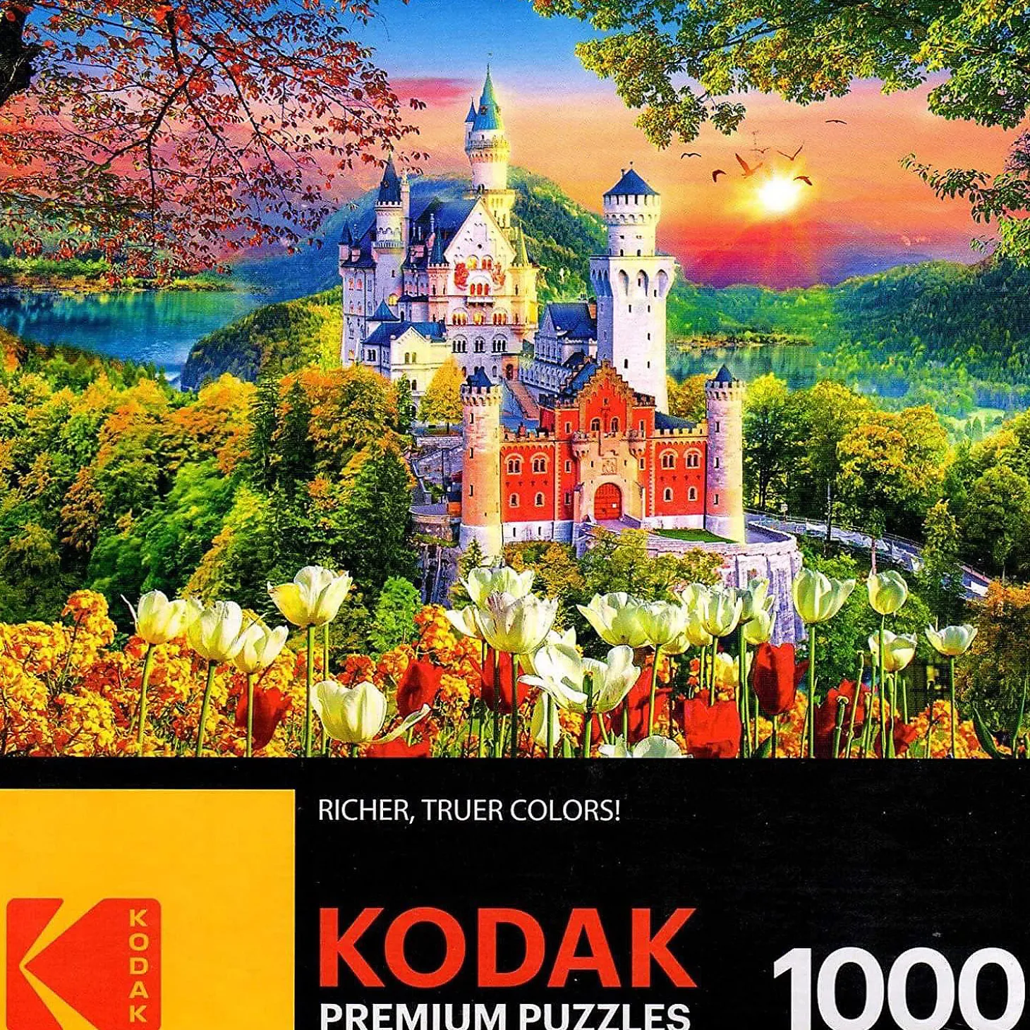 Neuschwanstein Medieval Castle Germany 1000 Piece Kodak Premium Jigsaw Puzzle