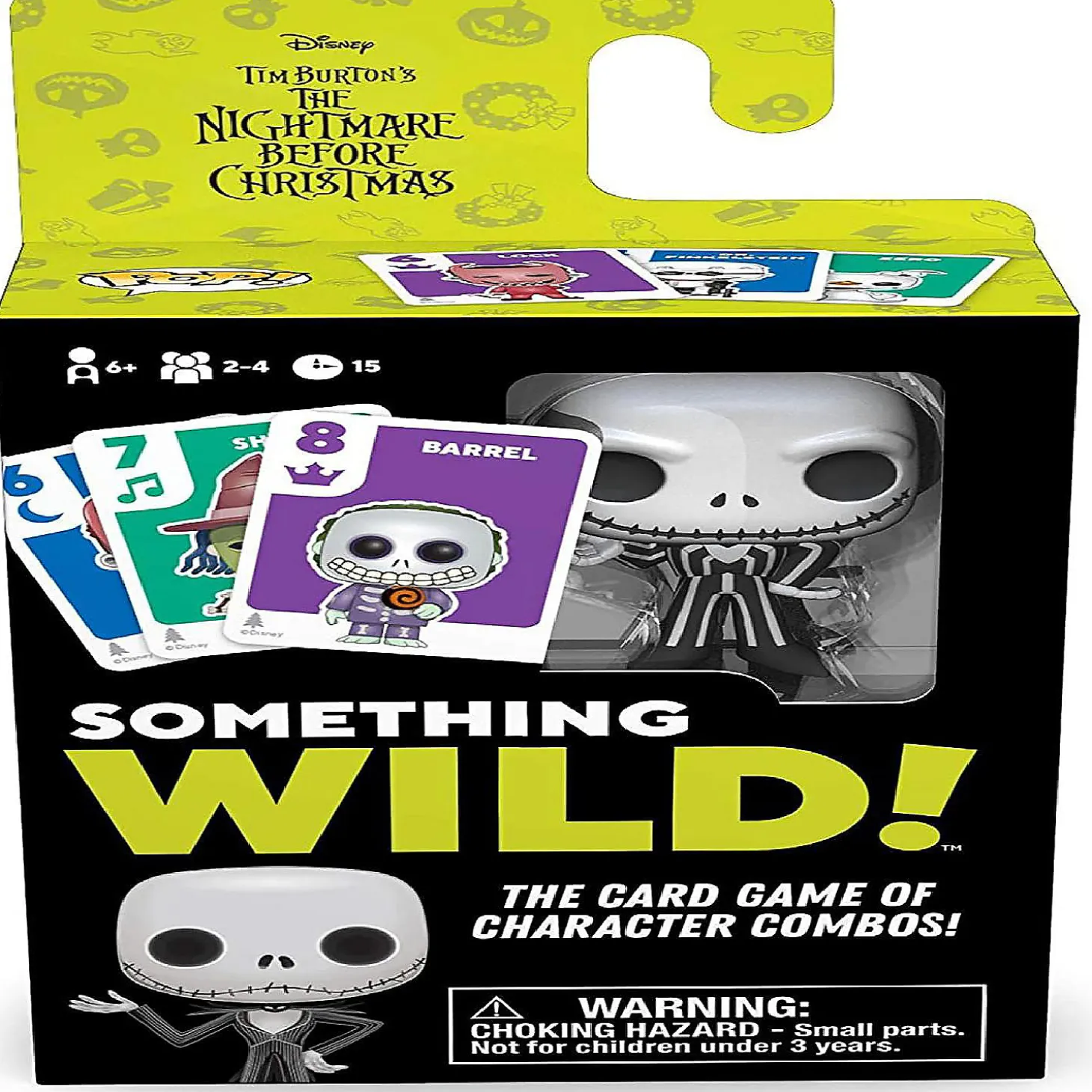 Nightmare Before Christmas Something Wild! Jack Skellington Card Game