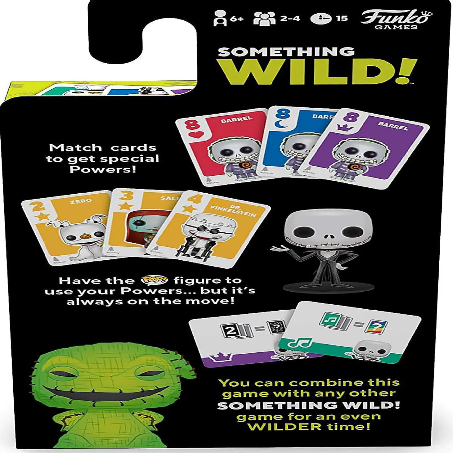 Nightmare Before Christmas Something Wild! Jack Skellington Card Game