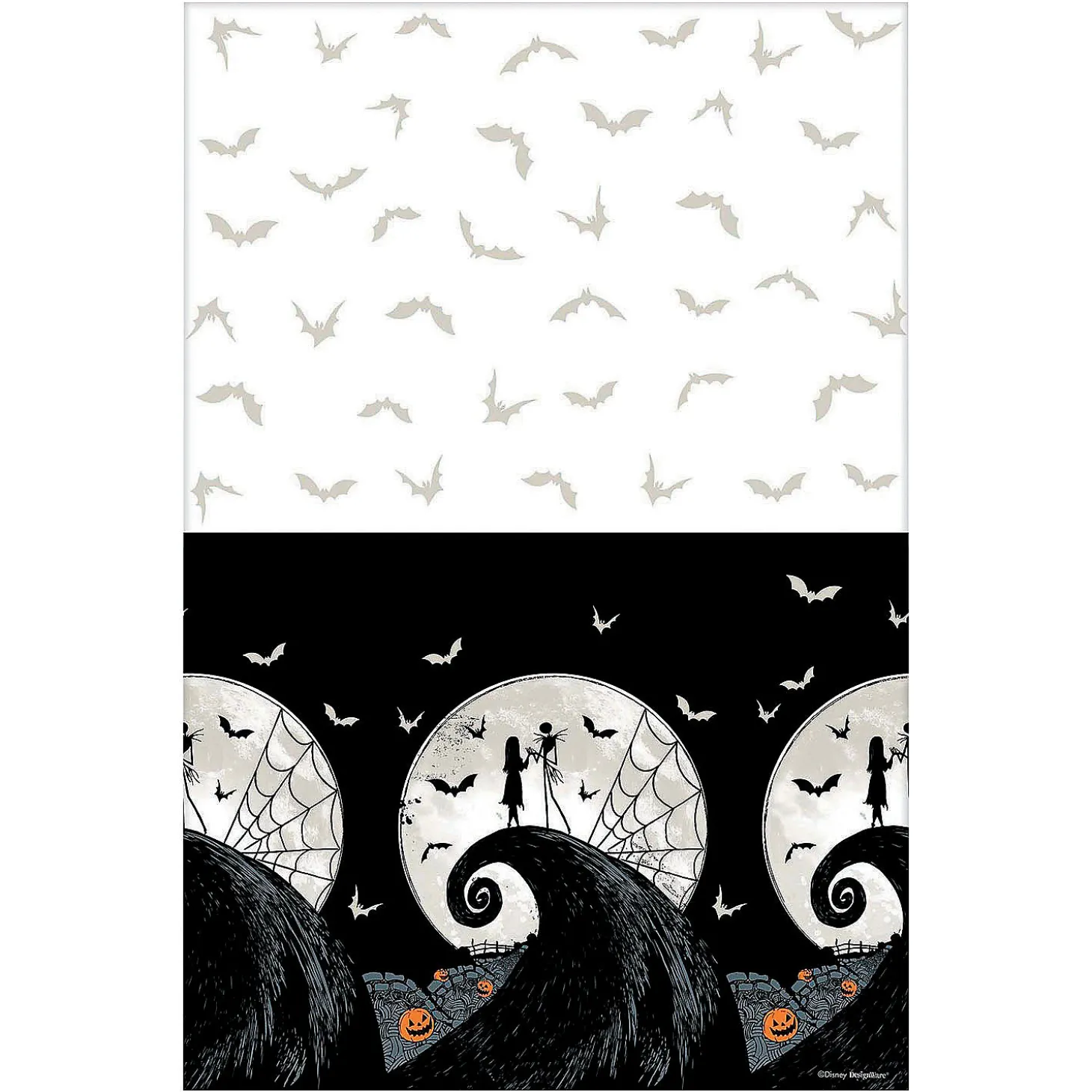 Nightmare Before Christmas Plastic Tablecloth