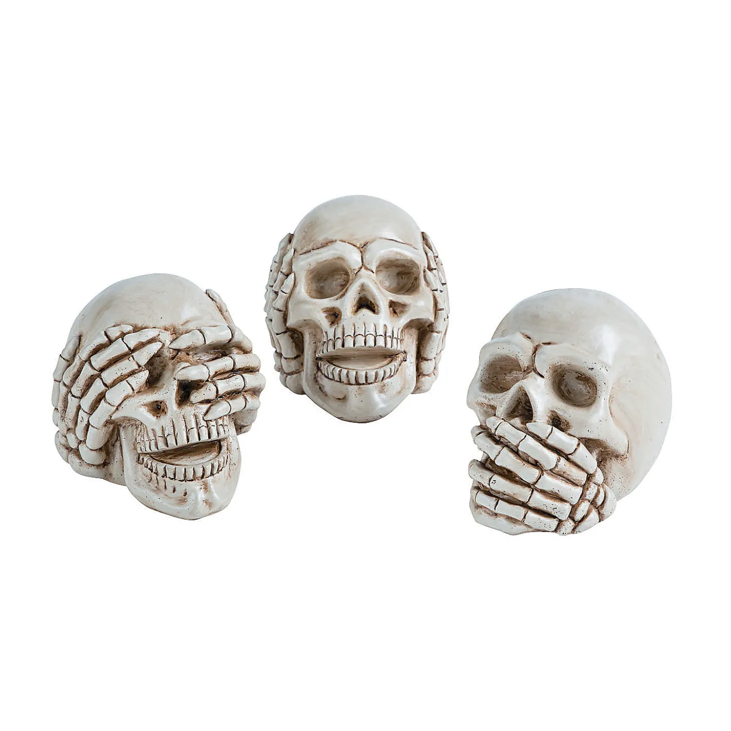 No Evil Skulls Halloween Decoration