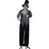 Northlight 6' Black And White Lighted And Animated Groom Halloween Decoration